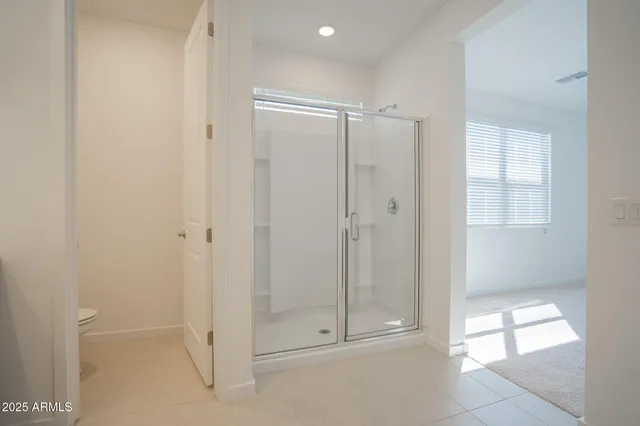 a view of small space with racks on the wall