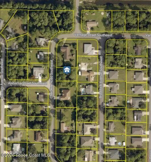 923 Cherokee Road Southeast Palm Bay, FL 32909 - Photo 1 of 1 Aerial Photo
