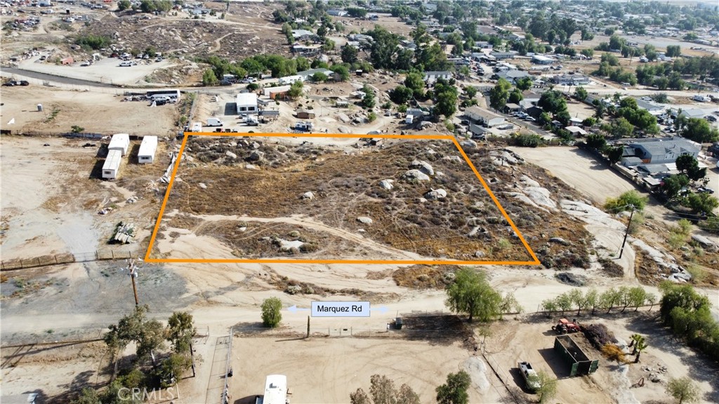 0 Marquez Road Perris, CA 92570 - Photo 2 of 3 an aerial view of residential houses with outdoor space