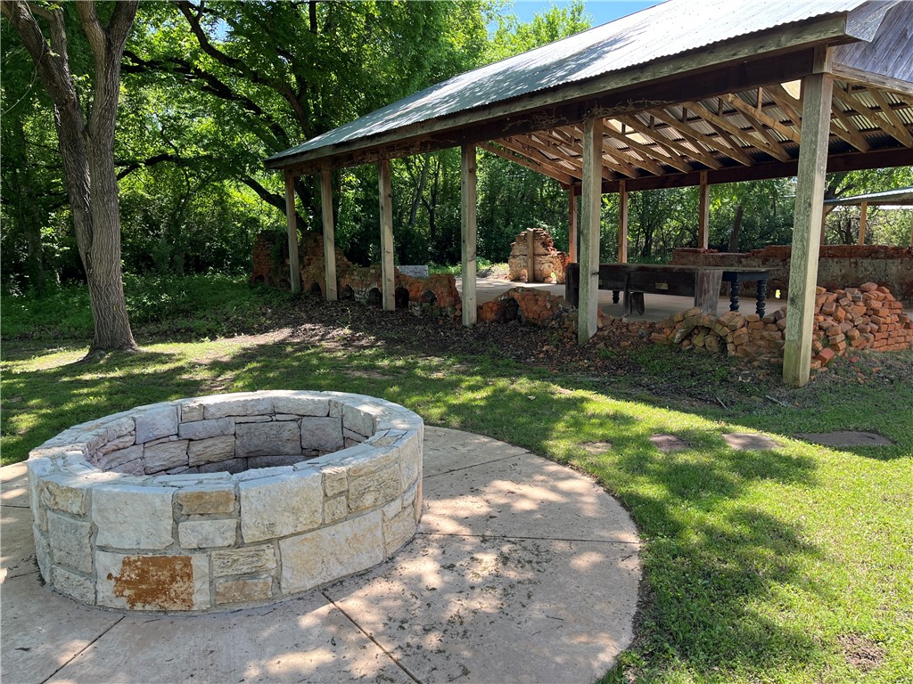 1100 Maple Calvert, TX 77837 - Photo 11 of 31 Outdoor fire pit
