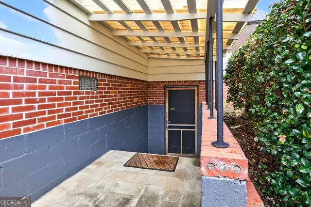 a view of a storage room