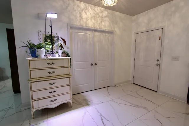 a view of room with cabinet