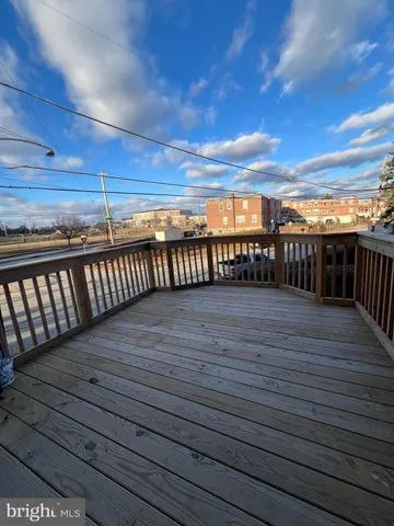 a view of a roof deck
