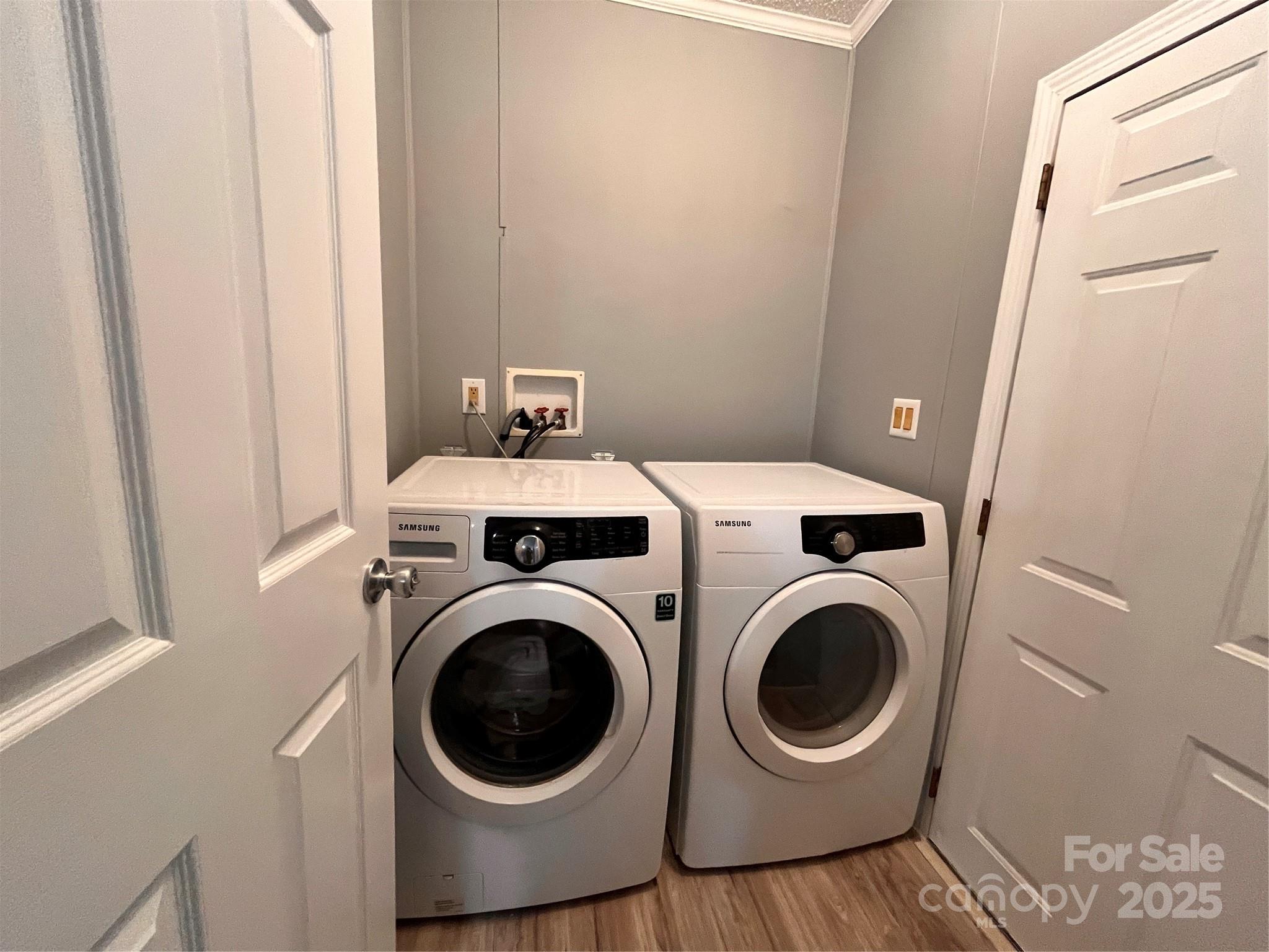 203 Shane Drive Mount Holly, NC 28120 - Photo 19 of 28 a utility room with dryer and washer