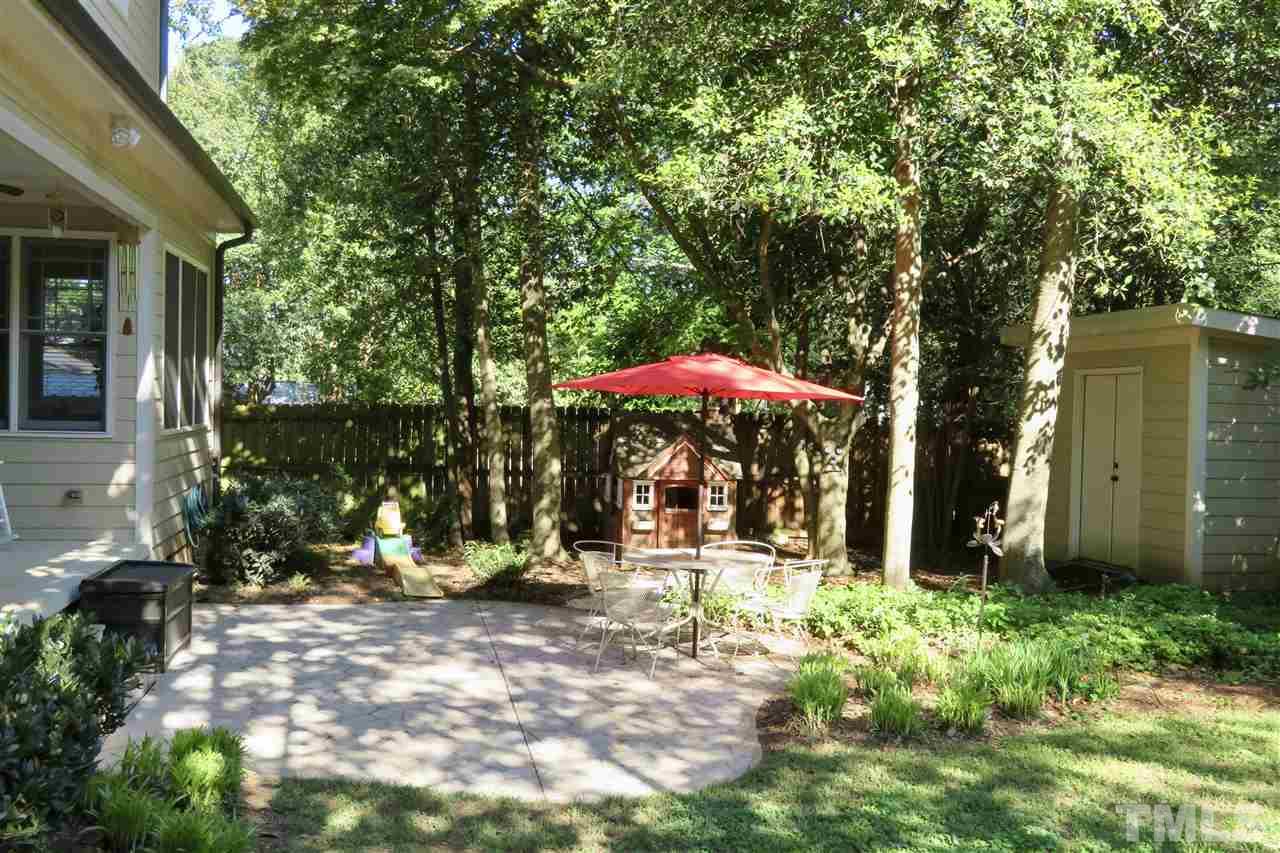 2815 Van Dyke Avenue Raleigh, NC 27607 - Photo 30 of 30 Play, Entertain, Relax in this FENCED IN beautifully landscaped oasis!