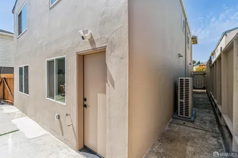a view of a garage room