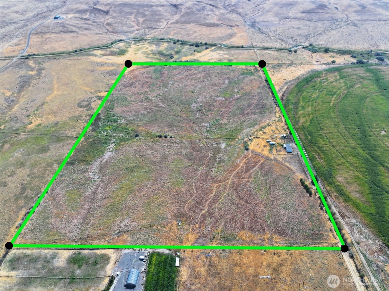 11334 Pumphouse Road White Swan, WA 98952 - Photo 2 of 3 a green field with some trees in the background