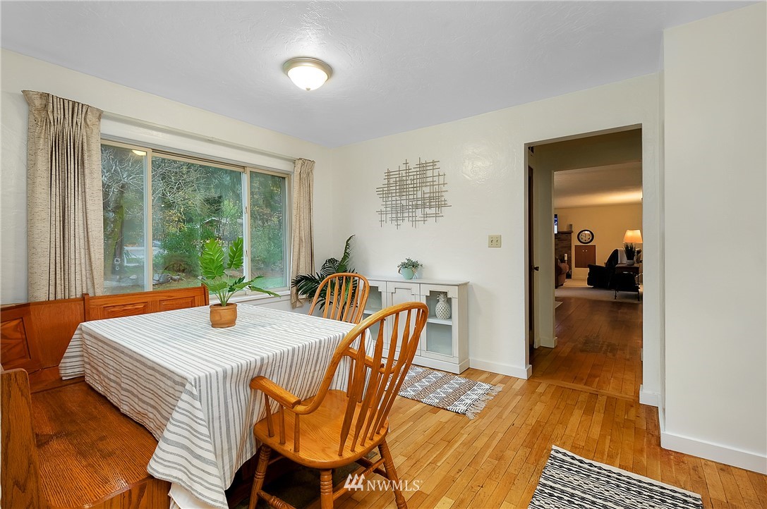 3530 Pine Road Bremerton, WA 98310 - Photo 15 of 34 a view of a dining room with furniture window and outside view