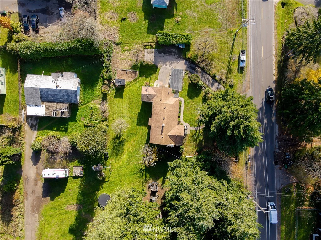 3530 Pine Road Bremerton, WA 98310 - Photo 30 of 34 an aerial view of a house with a yard