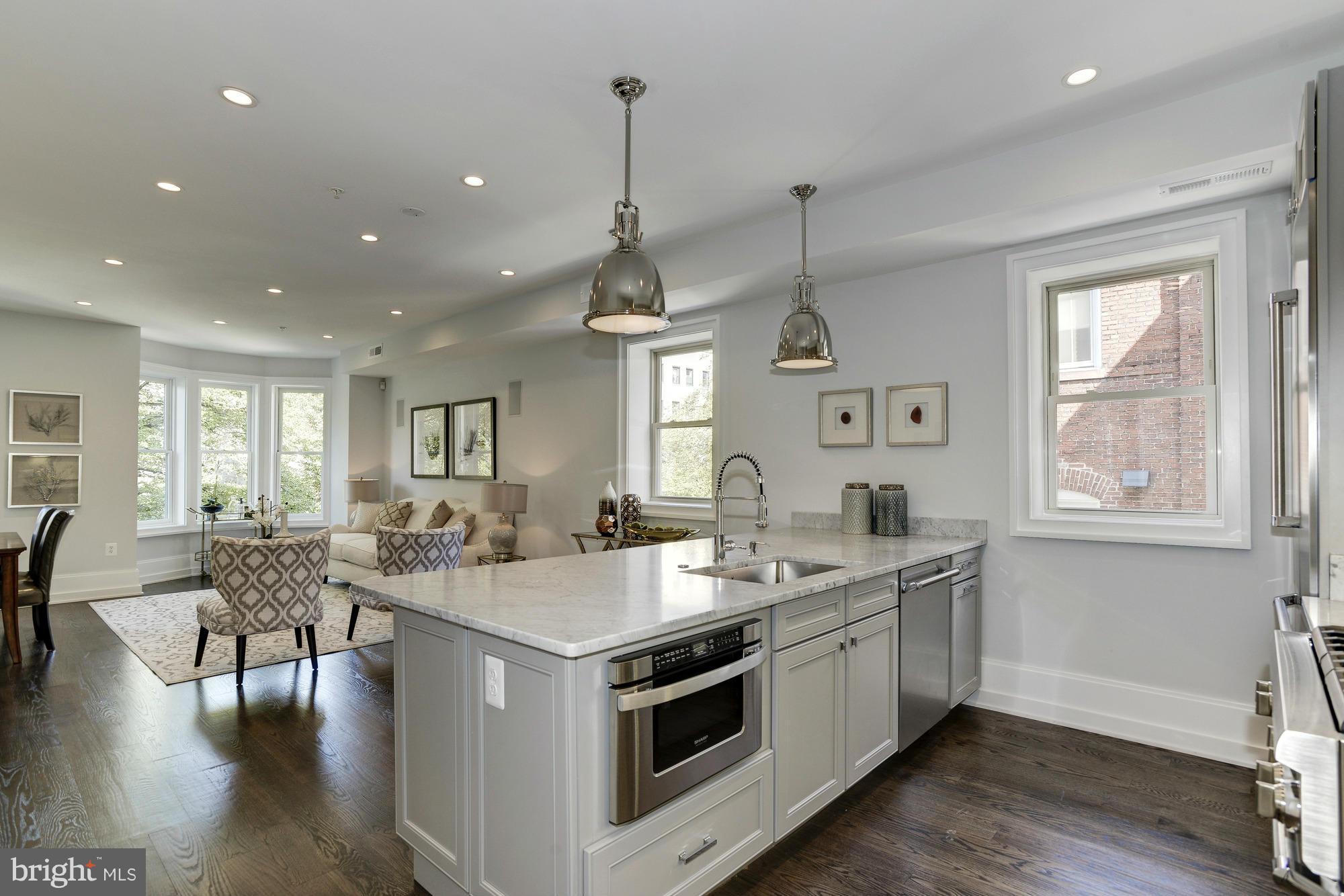 1734 R Street Northwest, Unit 3 Washington, DC 20009 - Photo 2 of 16 Open Plan Living and Dining