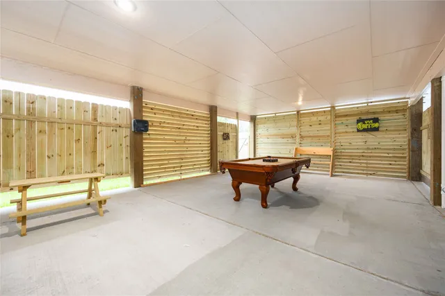 a view of outdoor space with seating area