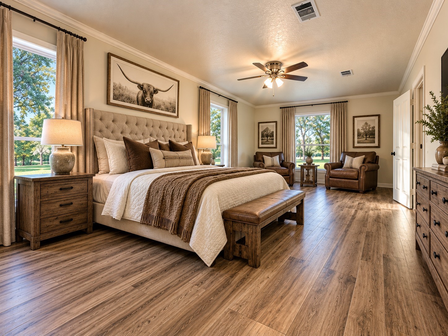 6510 FM 3012 Road Wharton, TX 77488 - Photo 13 of 47 Primary Bedroom in Main House-Virtually Staged