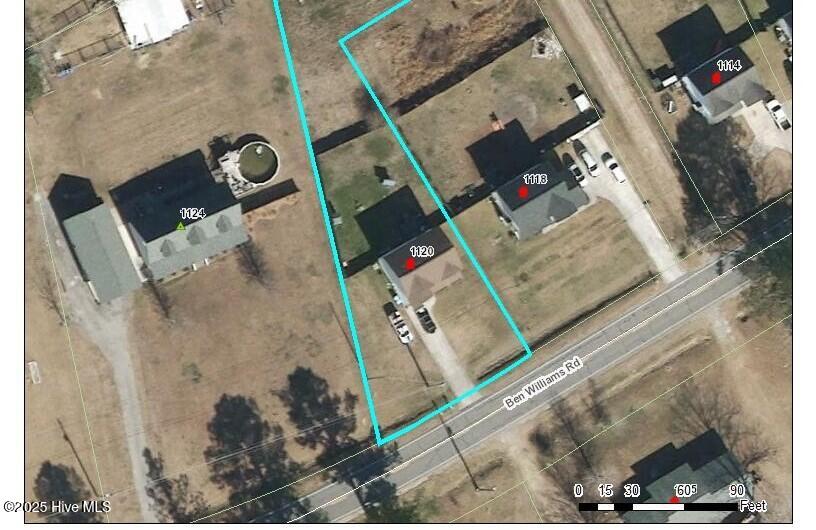 1120 Ben Williams Road Richlands, NC 28574 - Photo 31 of 31 Aerial