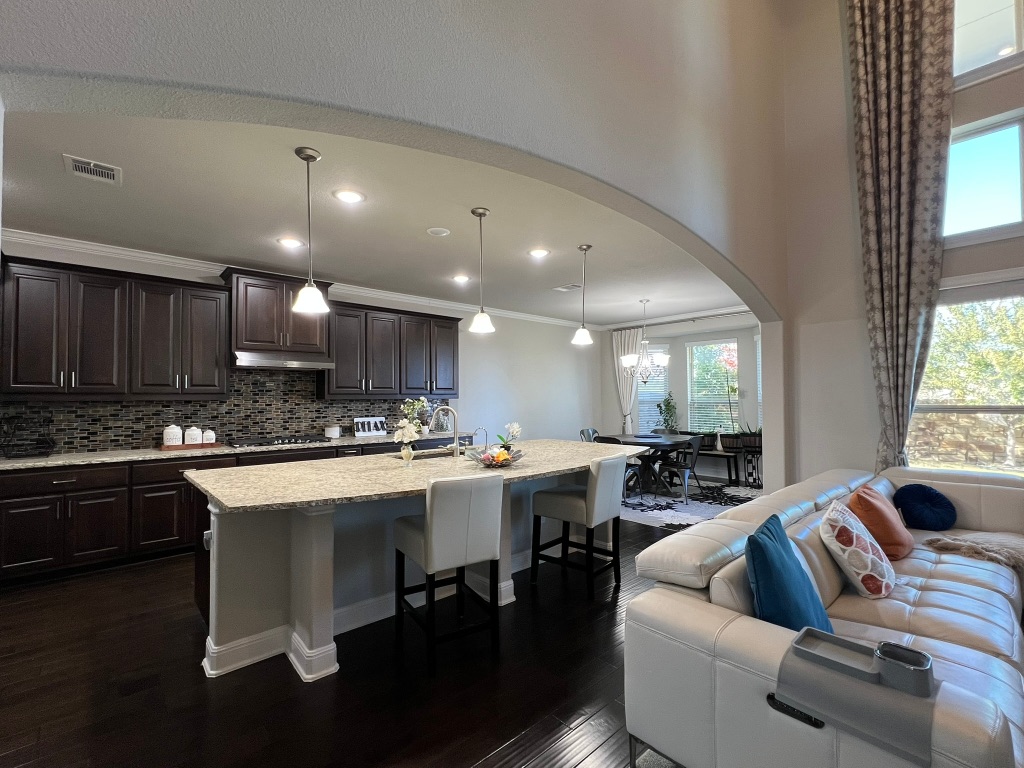 4121 Cappello Way Leander, TX 78641 - Photo 39 of 40 a kitchen with lots of counter top space