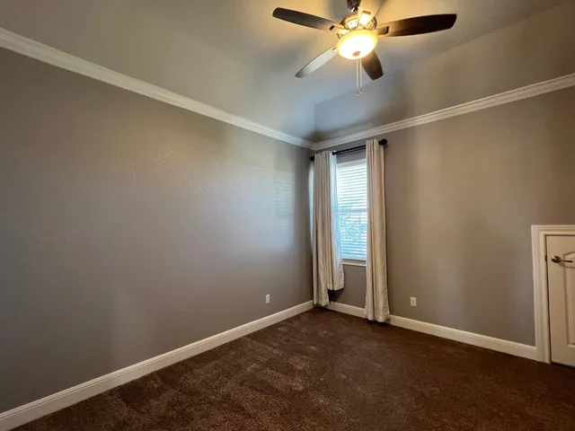 a front view of a house with windows