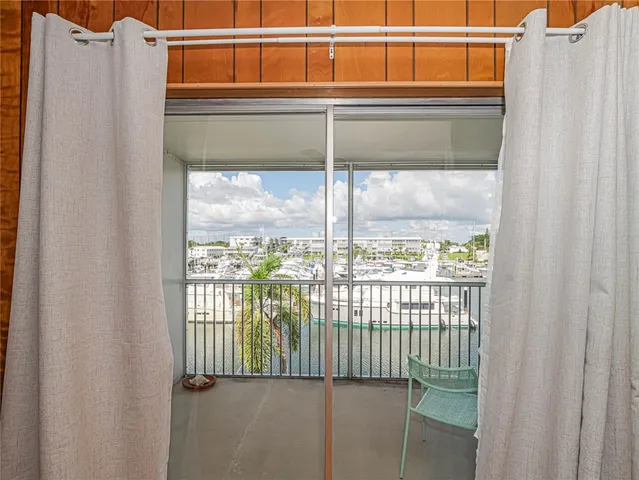 a view of front door