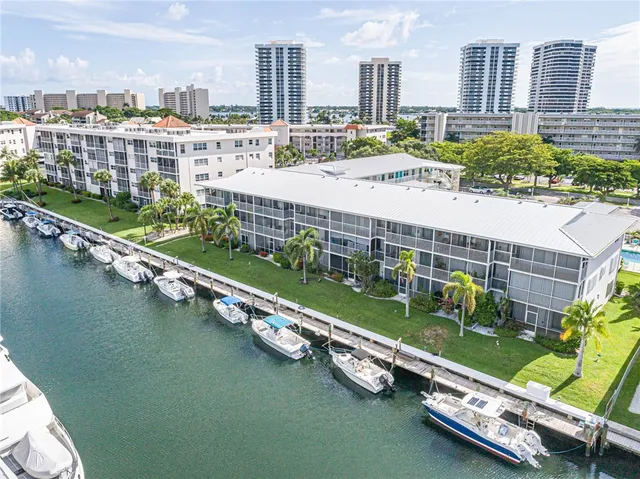 a view of a city with tall buildings
