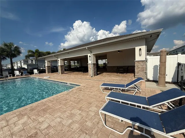 a outdoor space with furniture and garden