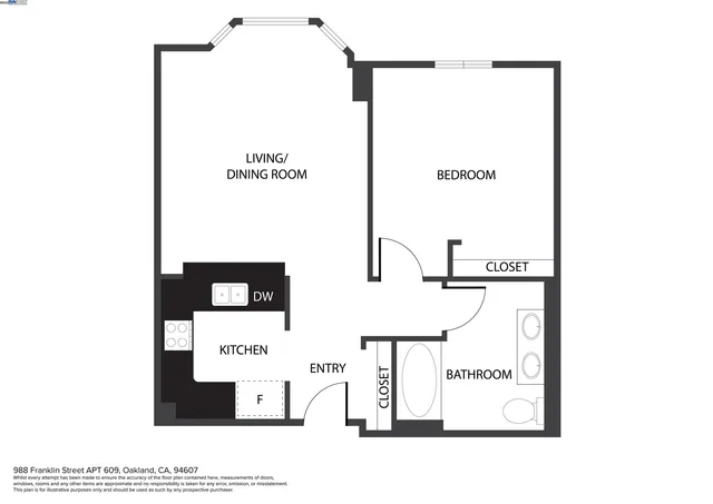 $298,000 | 988 Franklin Street, Unit 609, Oakland, CA 94607