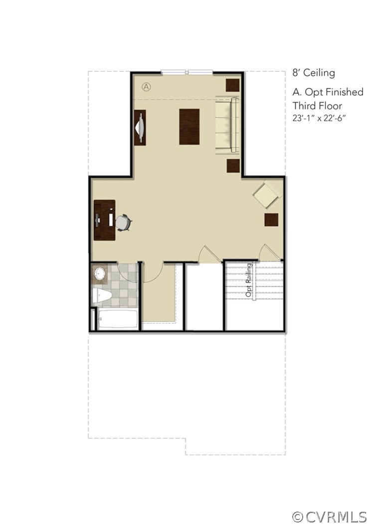 12707 Deep Well Road Midlothian, VA 23112 - Photo 32 of 50 a picture of a floor plan