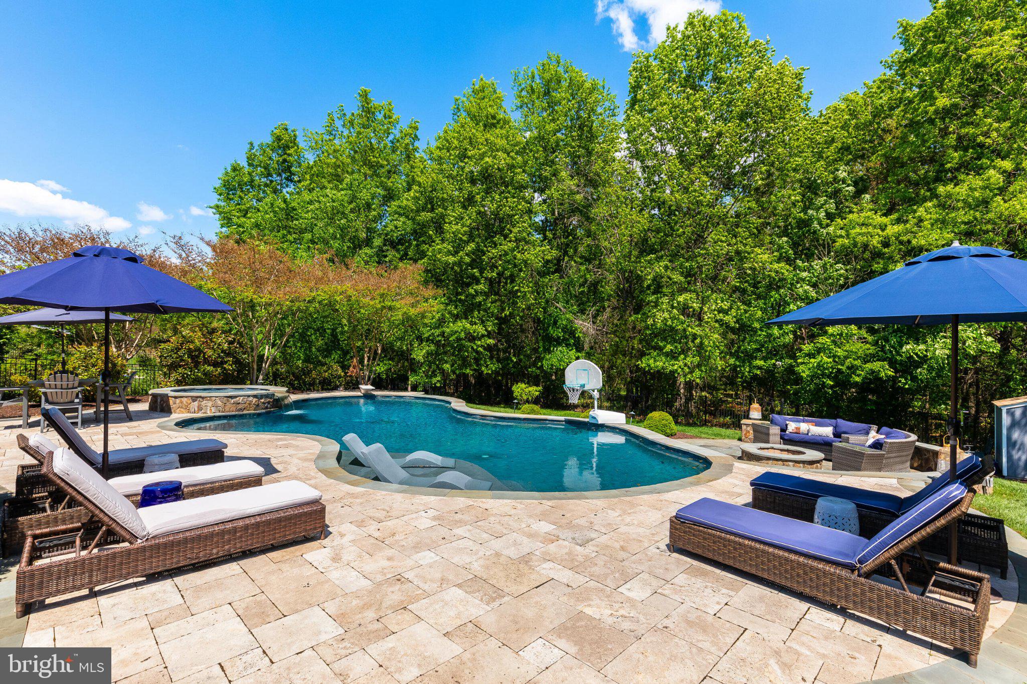25554 Mimosa Tree Court Chantilly, VA 20152 - Photo 42 of 85 Serene oasis with a sparkling pool.