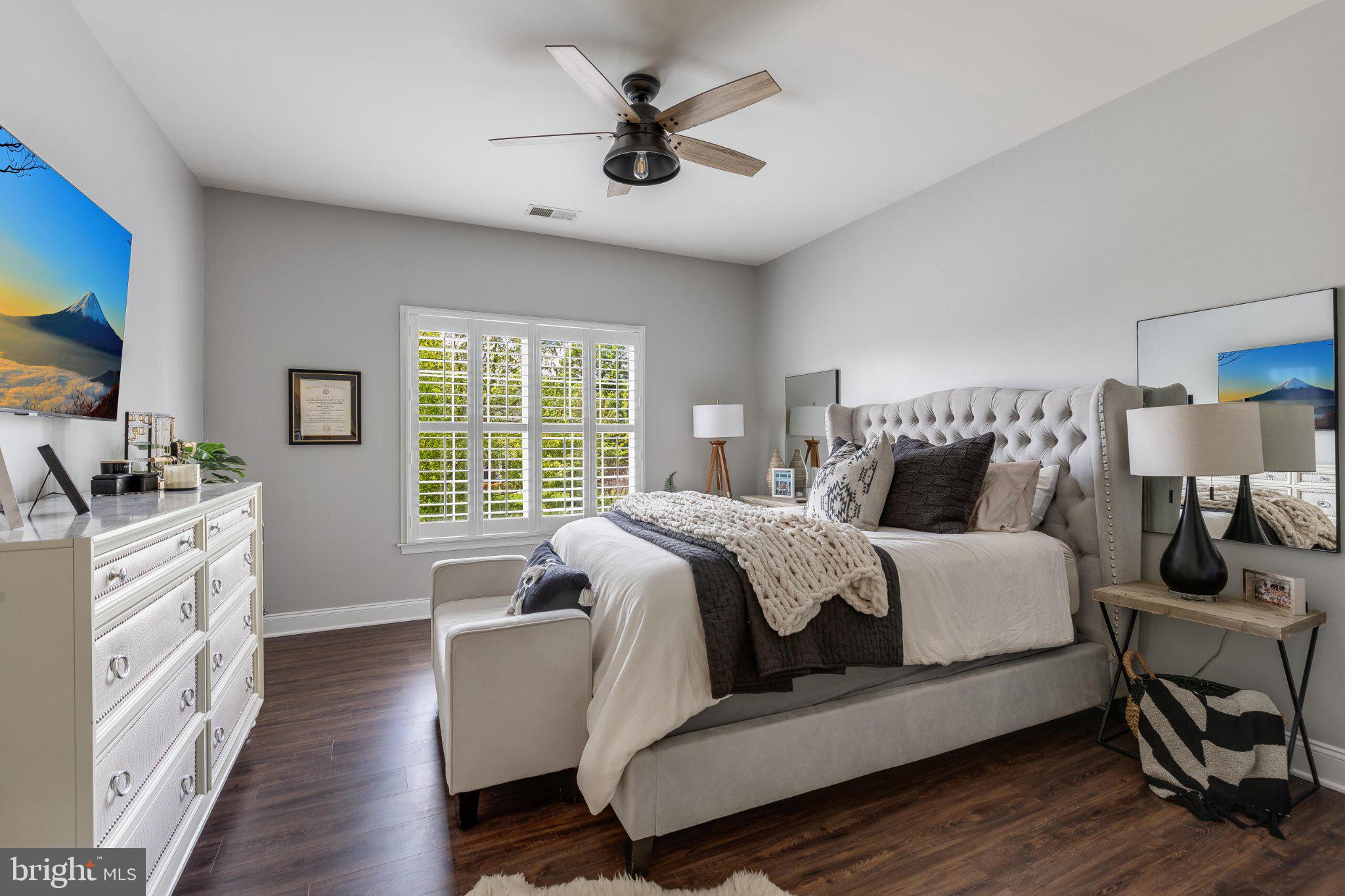 25554 Mimosa Tree Court Chantilly, VA 20152 - Photo 57 of 85 Serene bedroom with modern elegance.