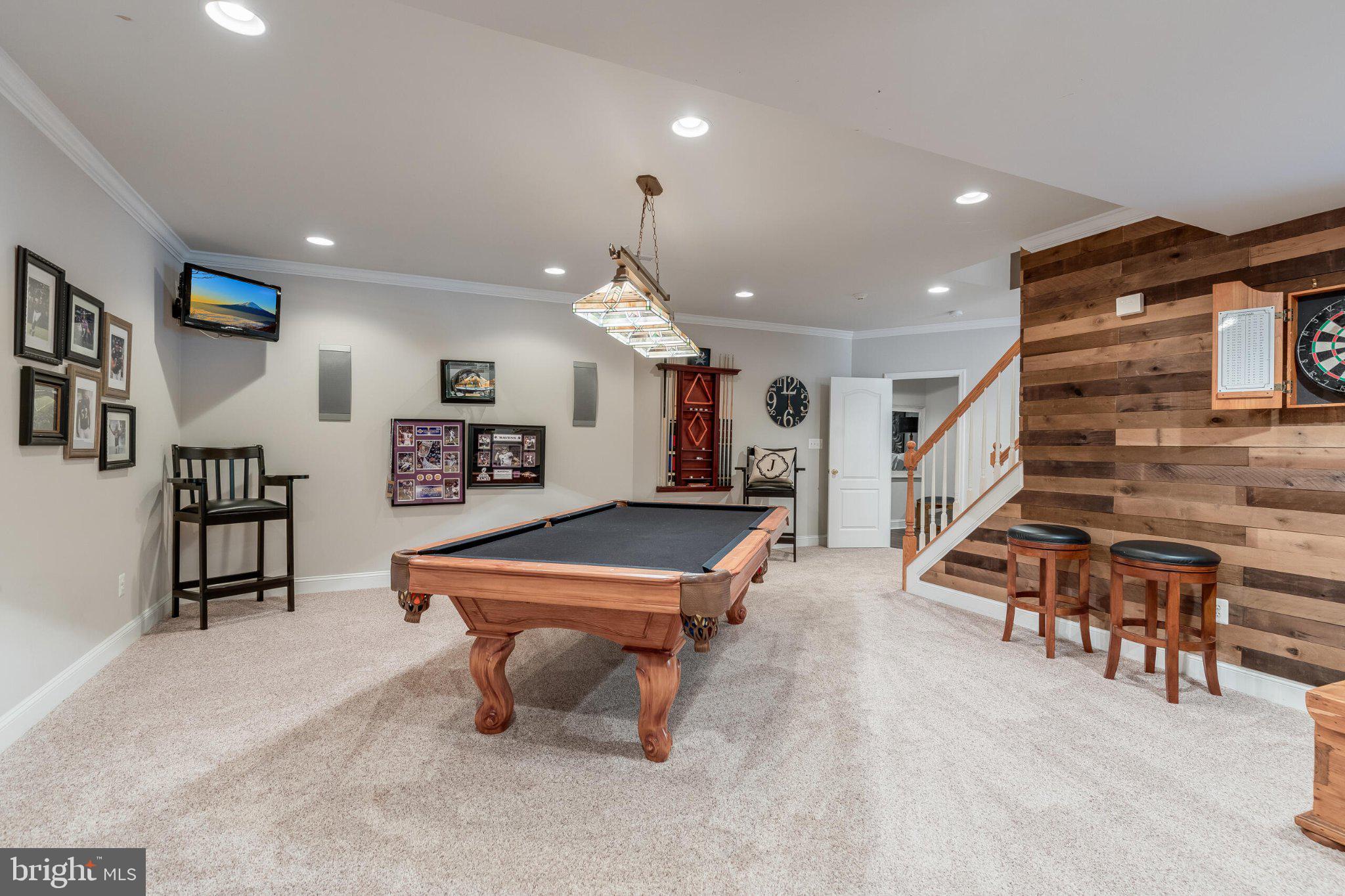 25554 Mimosa Tree Court Chantilly, VA 20152 - Photo 64 of 85 Stylish game room with rustic charm.