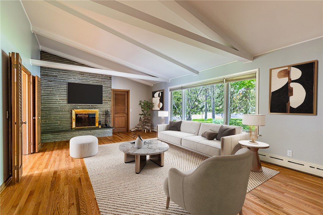 1615 Clover Street Brighton, NY 14618 - Photo 5 of 48 Living room. Virtually staged.