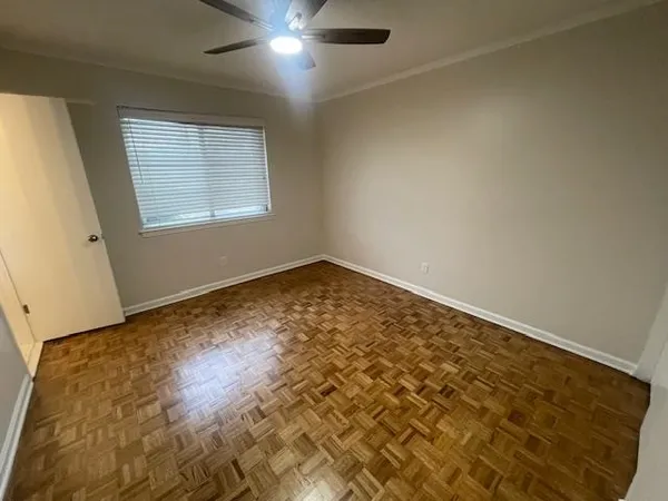 a house with white door