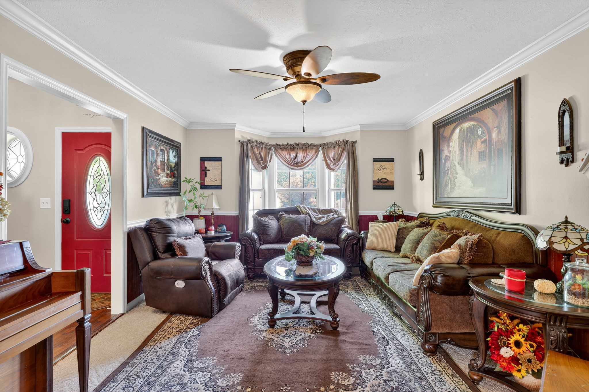 1419 Cason Trail Murfreesboro, TN 37128 - Photo 10 of 25 a living room with furniture and a chandelier