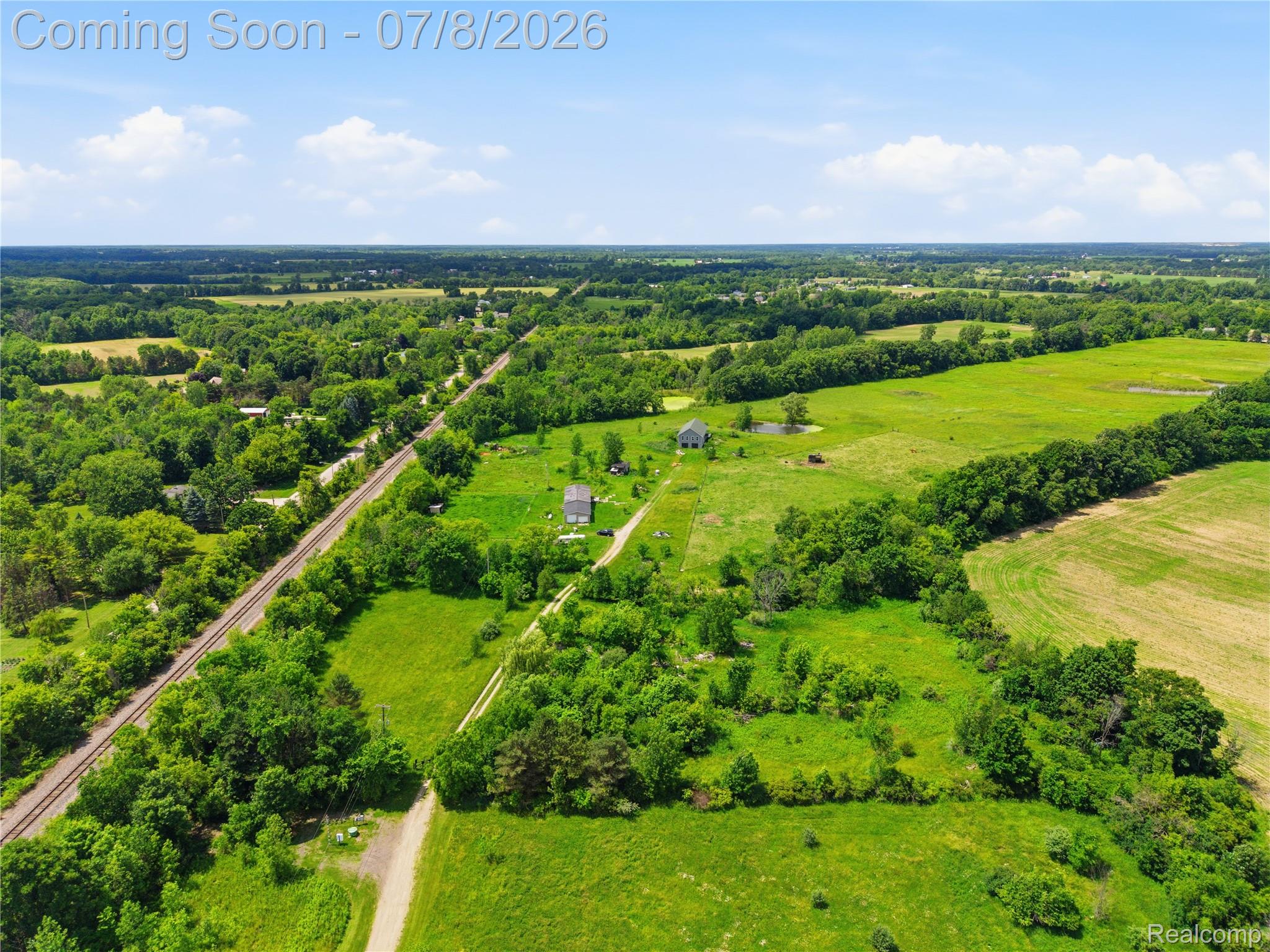 12229 Baldwin Road Gaines, MI 48436 - Photo 5 of 23 Aerial-P7.JPG