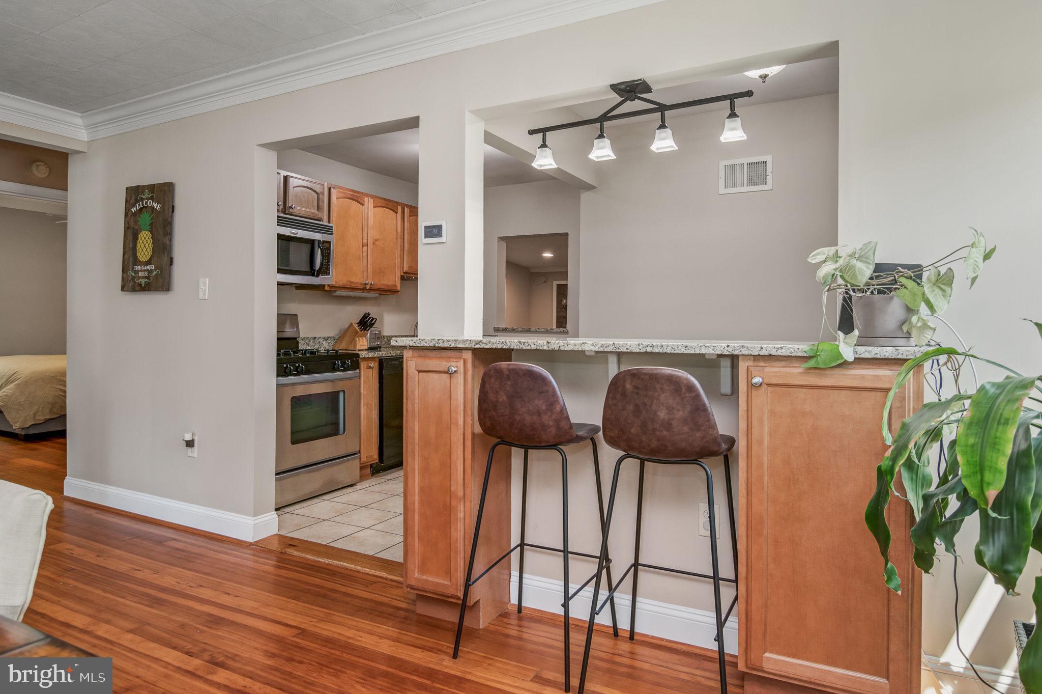 3108 Burgundy Road Alexandria, VA 22303 - Photo 8 of 39 Bar in Kitchen!