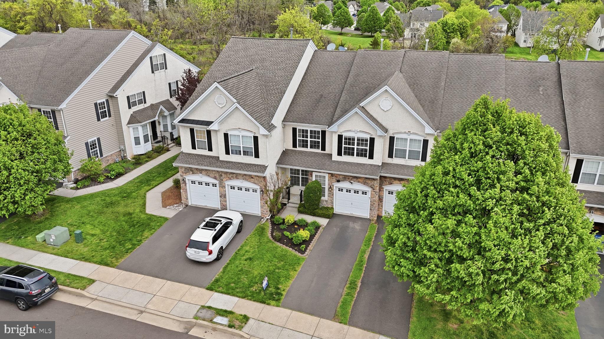 7 Wellington Road Newtown, PA 18940 - Photo 45 of 49 an aerial view of a house