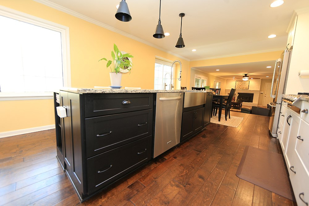 4305 Oak Park Road Raleigh, NC 27612 - Photo 7 of 18 Open concept kitchen flows into family room Kitchen