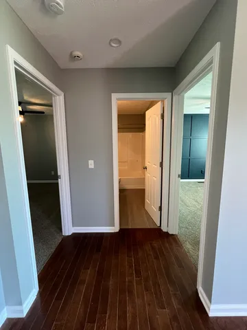 wooden floor in a gallery