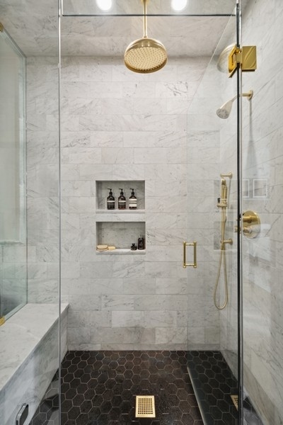 19 East Goethe Street Chicago, IL 60610 - Photo 28 of 46 a bathroom with a shower