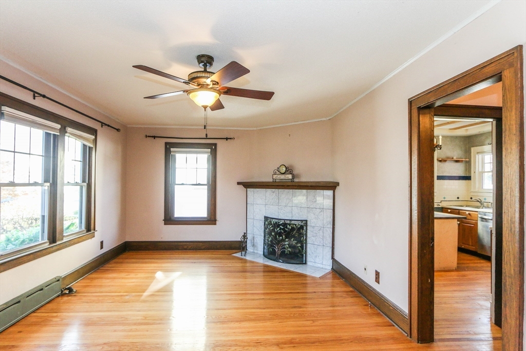 101 Manchester Terrace Springfield, MA 01108 - Photo 4 of 42 a view of an empty room with window and fire place
