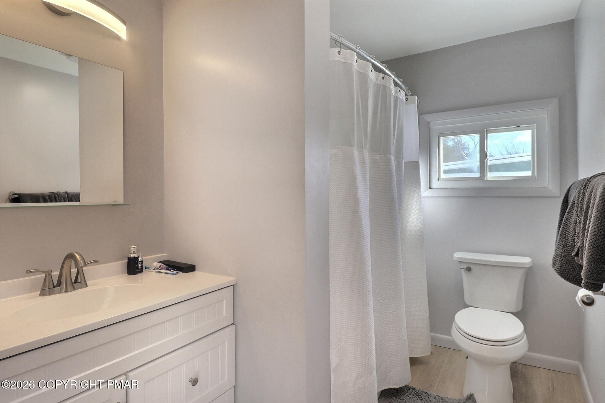 306 Merwinsburg Road Effort, PA 18330 - Photo 35 of 87 a bathroom with a sink a toilet and shower