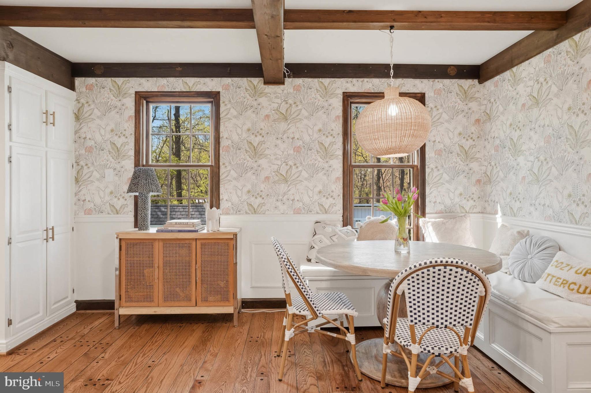 6876 Mink Hollow Road Highland, MD 20777 - Photo 16 of 61 a dining room with furniture and wooden floor