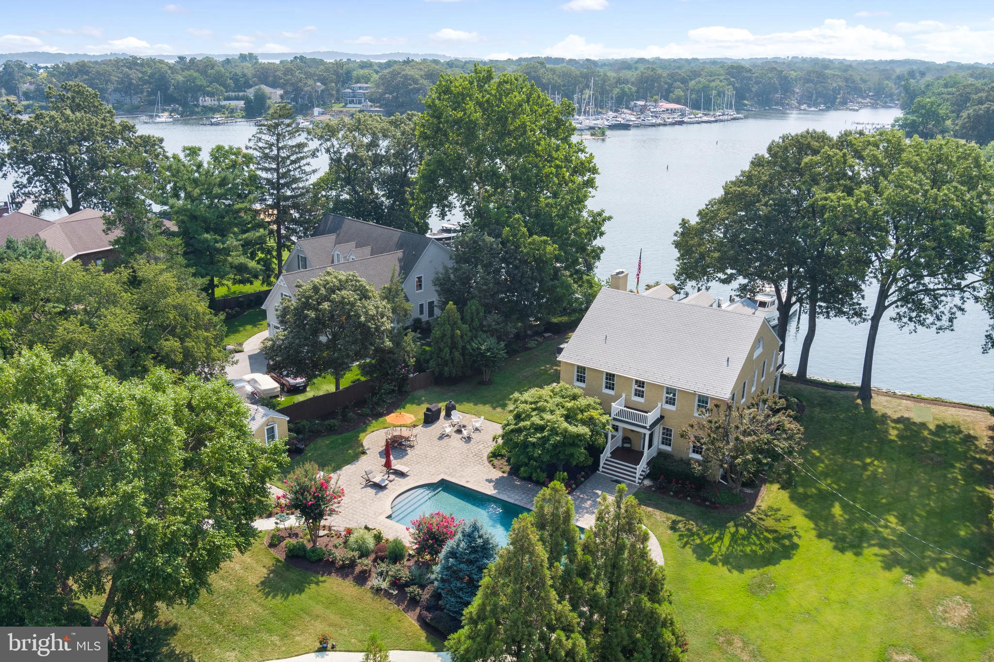 709 Dividing Road Severna Park, MD 21146 - Photo 1 of 73 Gorgeous waterfront estate on the Magothy