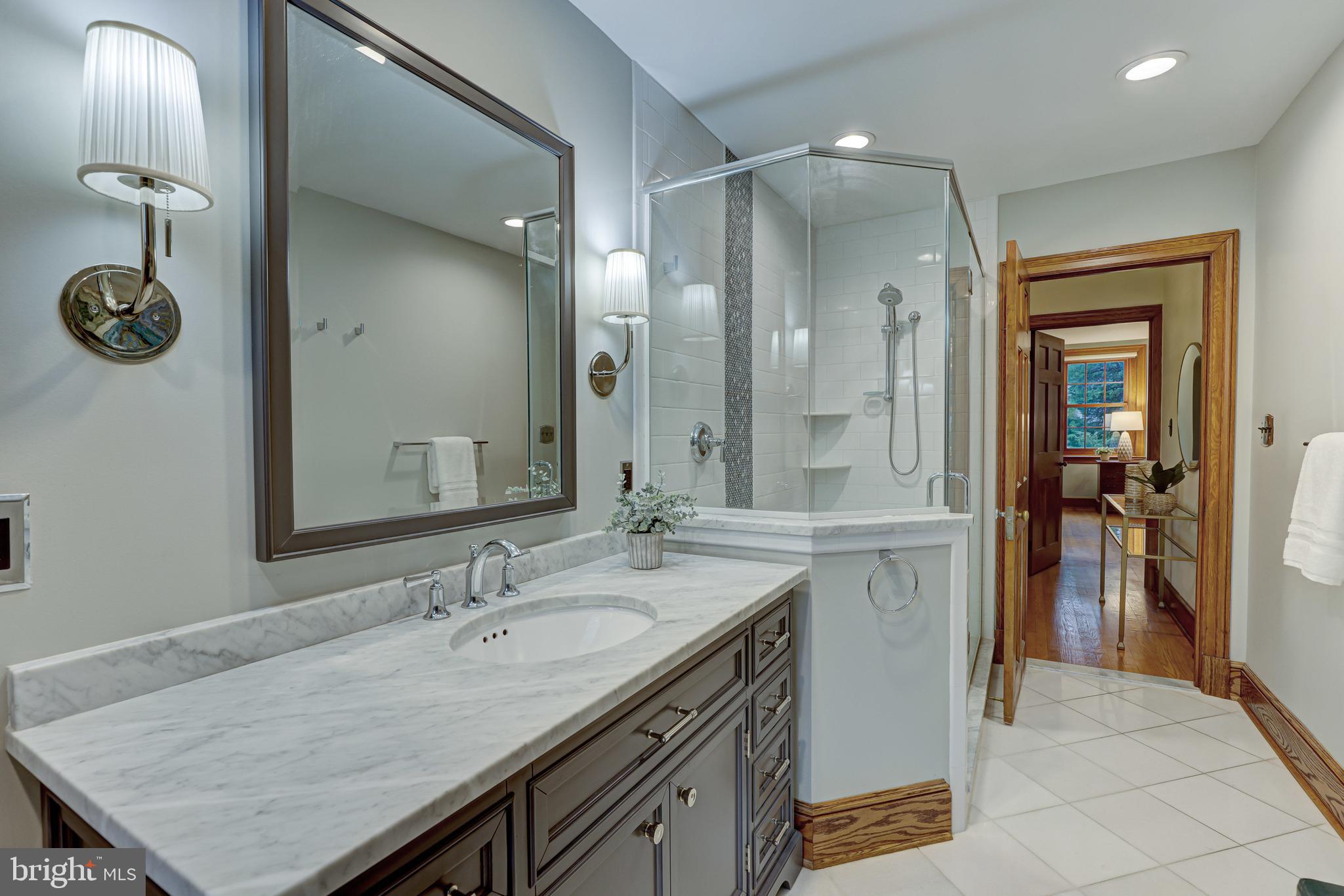 709 Dividing Road Severna Park, MD 21146 - Photo 33 of 73 2nd L bath w/ Restoration Hardware vanity