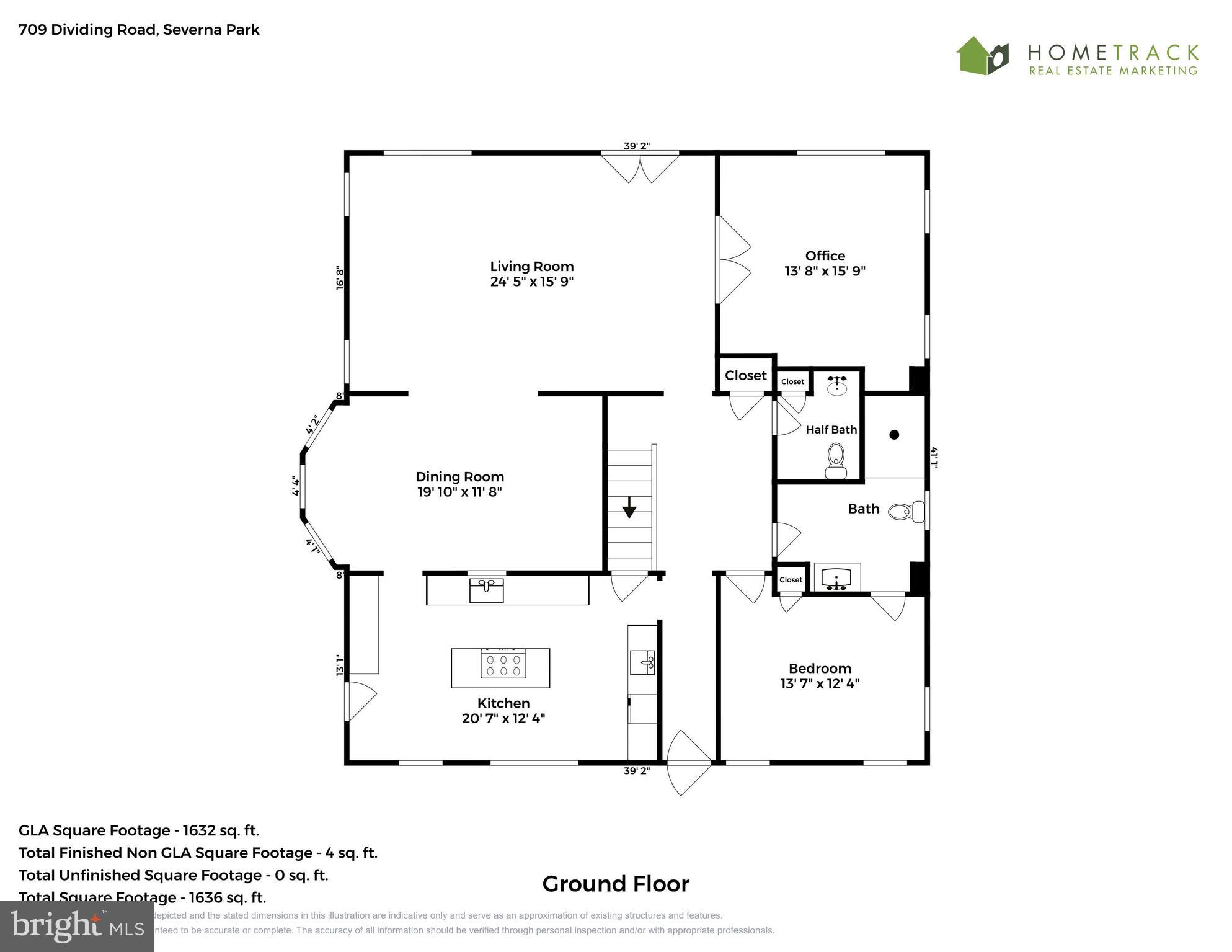 709 Dividing Road Severna Park, MD 21146 - Photo 70 of 73 Main level floor plan