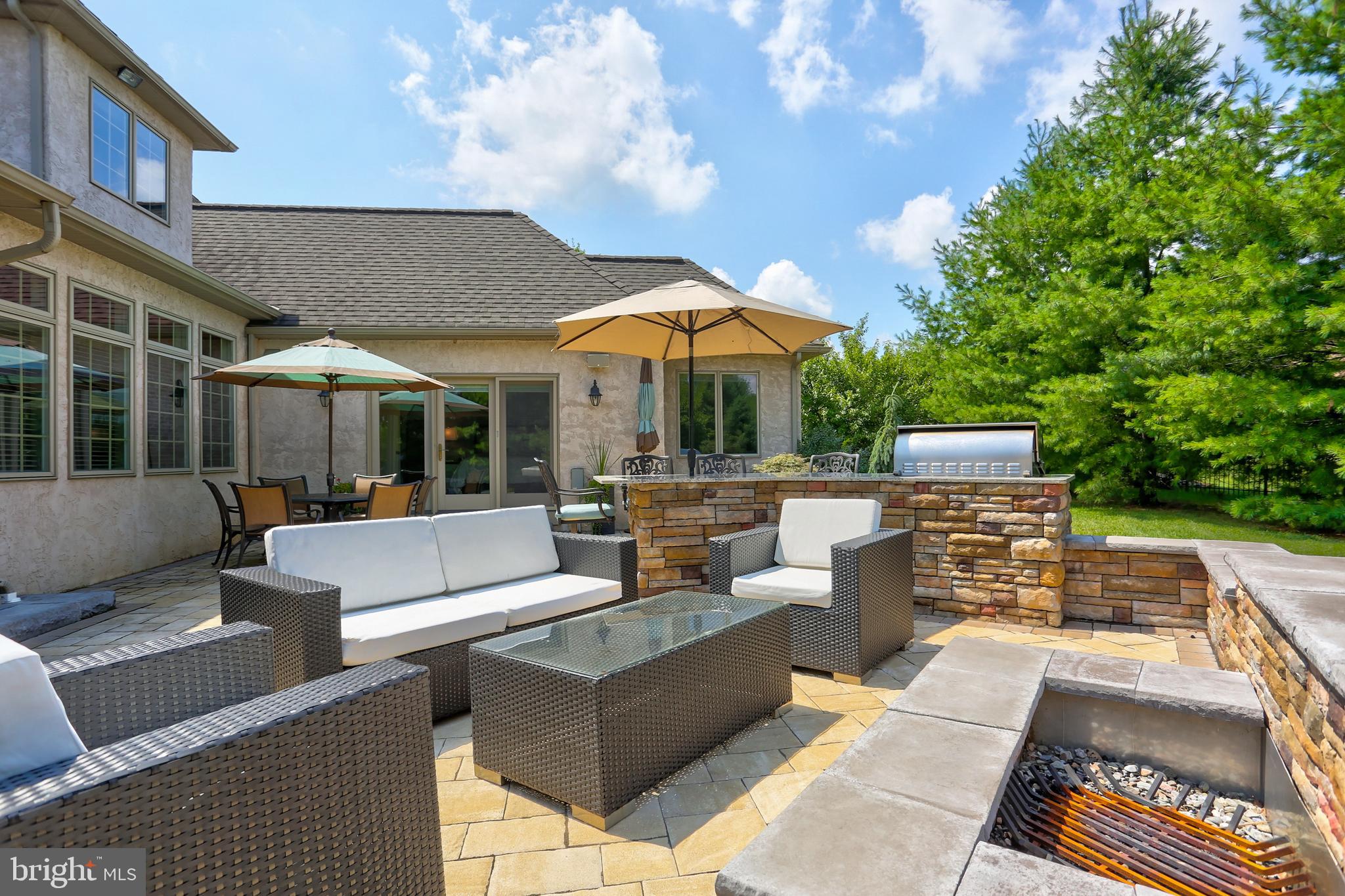 507 Dorset Street Lititz, PA 17543 - Photo 48 of 53 Patio seating around modern fire pit