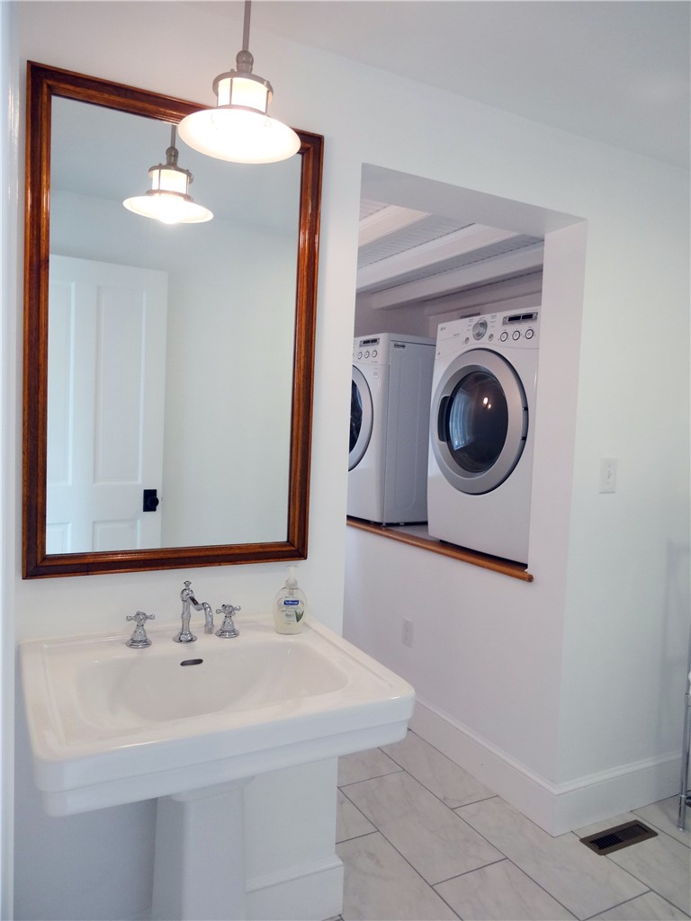 495 Spring Street Newport, RI 02840 - Photo 33 of 44 First floor bathroom and laundry