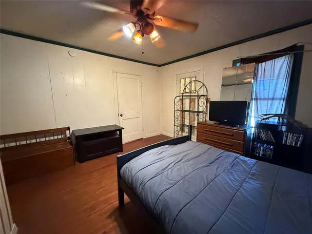 a car parked in front of a house