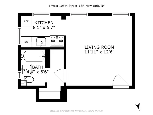 $365,000 | 4 West 105th Street, Unit 3F | Upper West Side