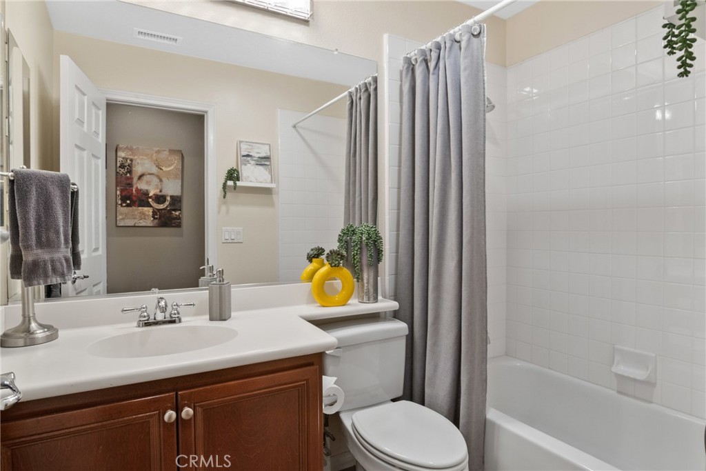 3837 Grandview Drive Brea, CA 92823 - Photo 41 of 72 a bathroom with a sink a toilet and shower
