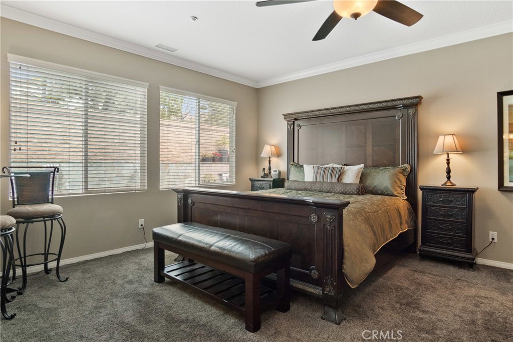 3837 Grandview Drive Brea, CA 92823 - Photo 44 of 72 a bedroom with a bed and a couch