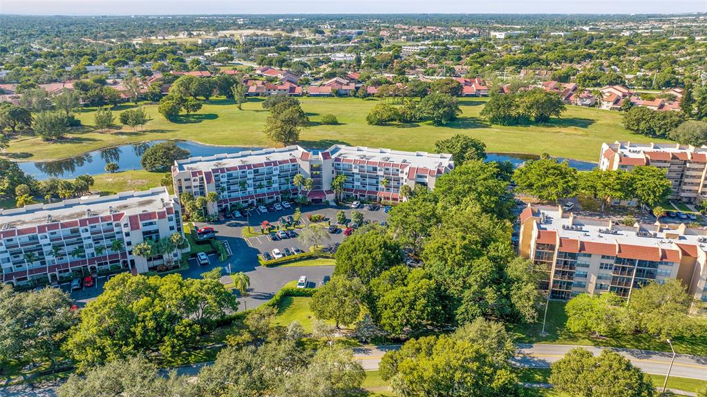 3591 Environ Boulevard, Unit A305 Lauderhill, FL 33319 - Photo 69 of 73 an aerial view of river residential houses with outdoor space and swimming pool