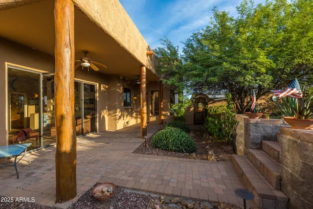 a view of a lake from a balcony